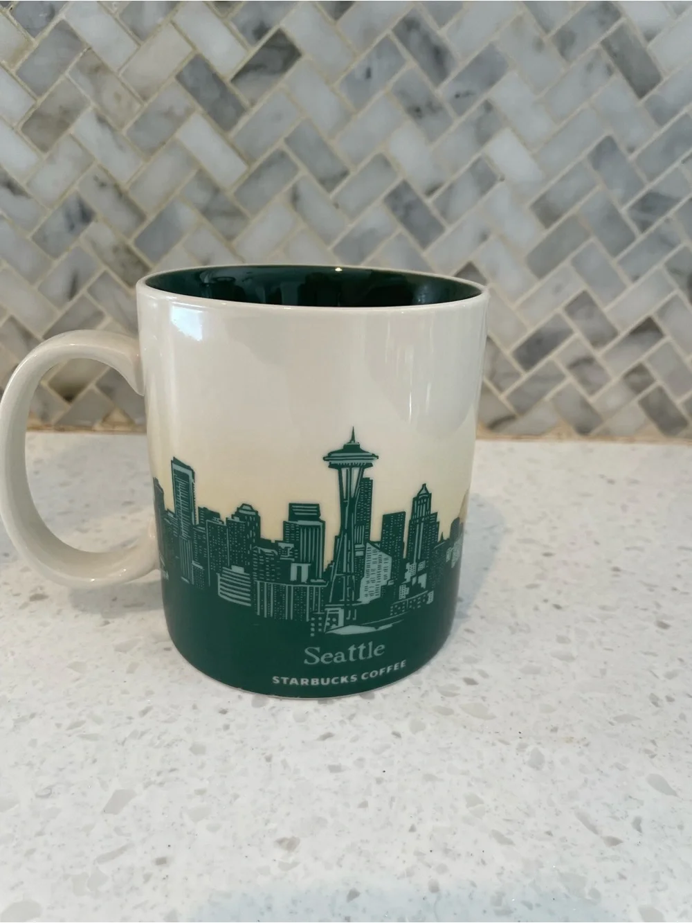 Starbucks 2012 Seattle City Global Icon Collectible Coffee Mug Large Mug PNW